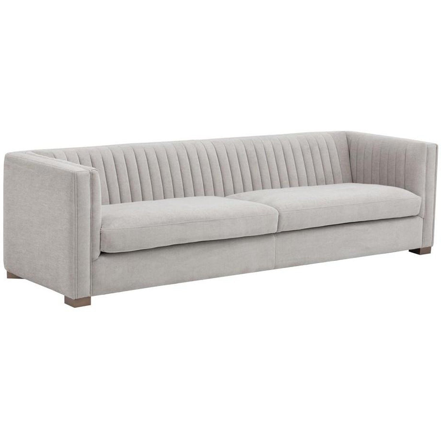 Sunpan Caitlin Sofa - Hemingway Silver
