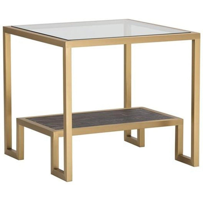 Sunpan Carver Side Table