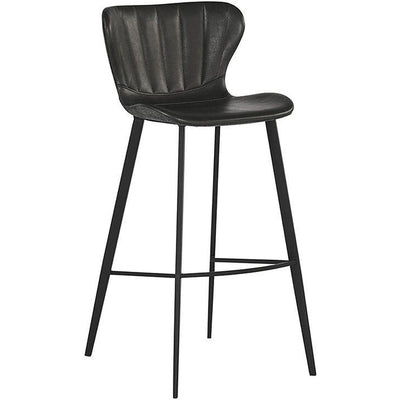 Sunpan Arabella Barstool - Bravo Portabella / Polo Club Kohl Grey