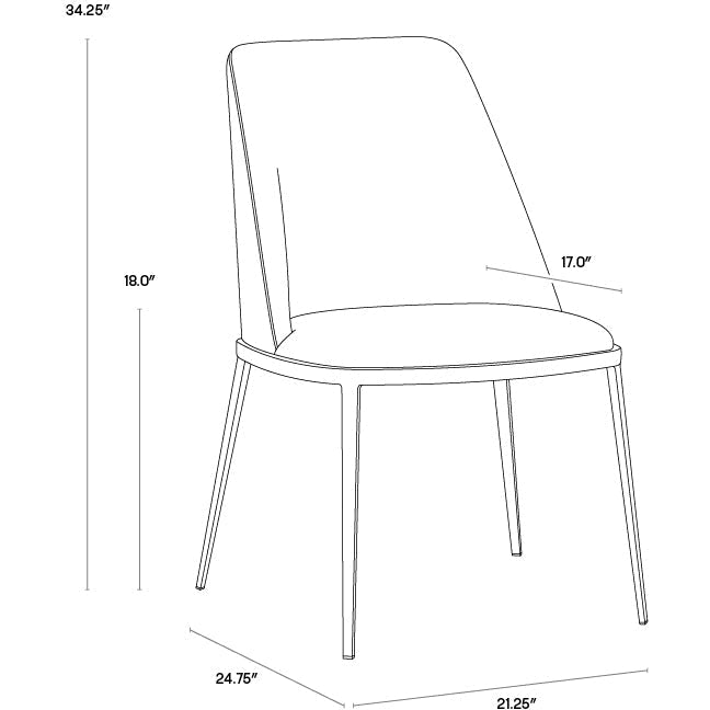 Sunpan Dover Dining Chair - Set of 2