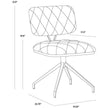 Sunpan Virtu Swivel Chair - Set of 2