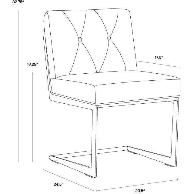 Sunpan Virelles Dining Chair - Set of 2
