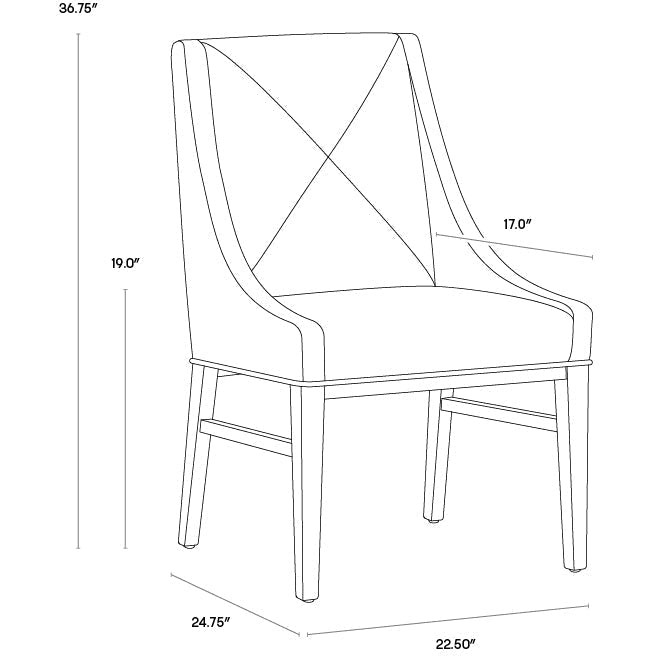 Sunpan Zion Dining Chair