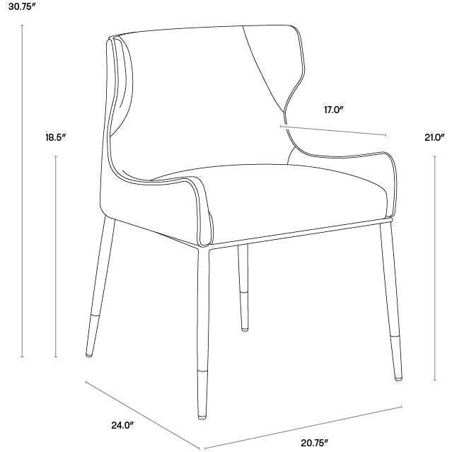 Sunpan Gianni Dining Chair