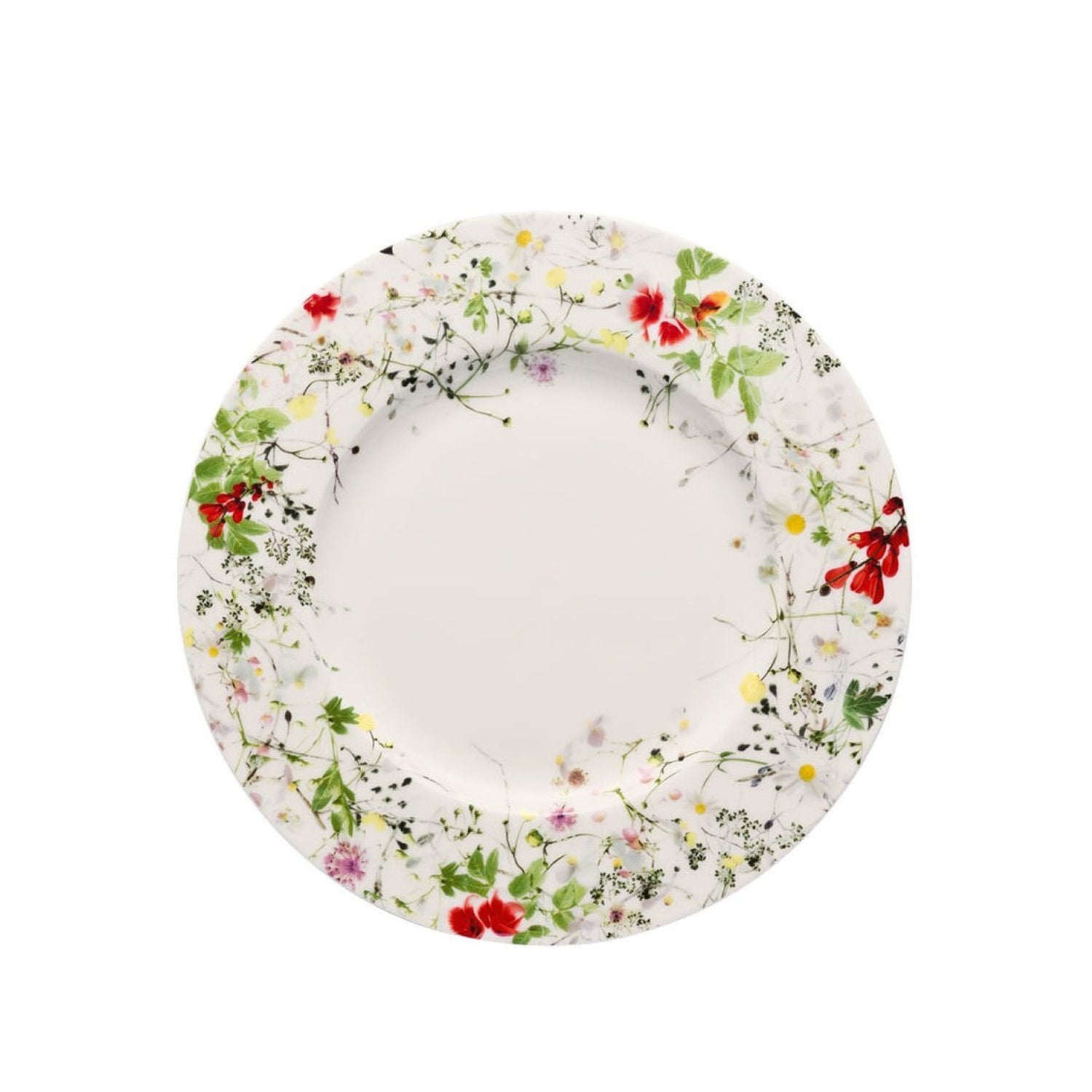 Rosenthal Brillance Fleurs Sauvages Salad Plate Rim
