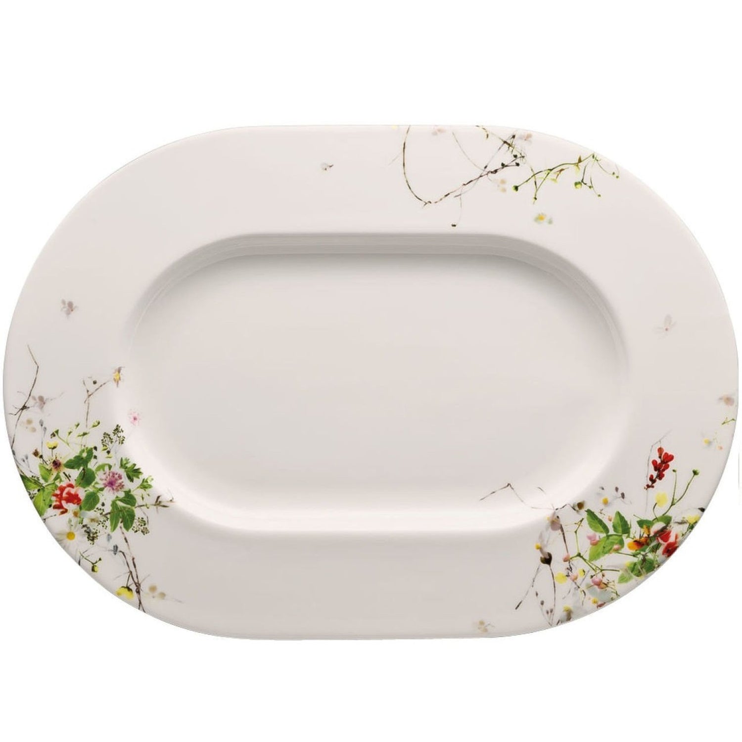 Rosenthal Brillance Fleurs Sauvages Platter Oval - 13 1/4 inch