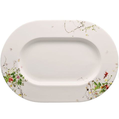 Rosenthal Brillance Fleurs Sauvages Platter Oval - 13 1/4 inch