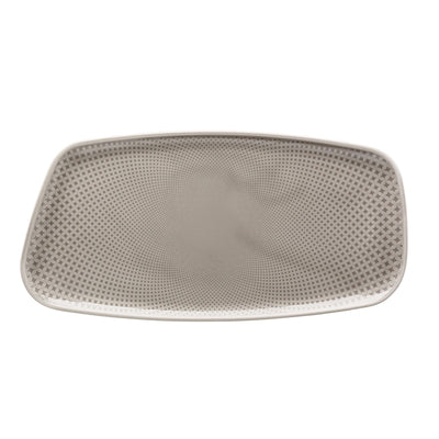 Rosenthal Junto Pearl Grey Platter Rectangular