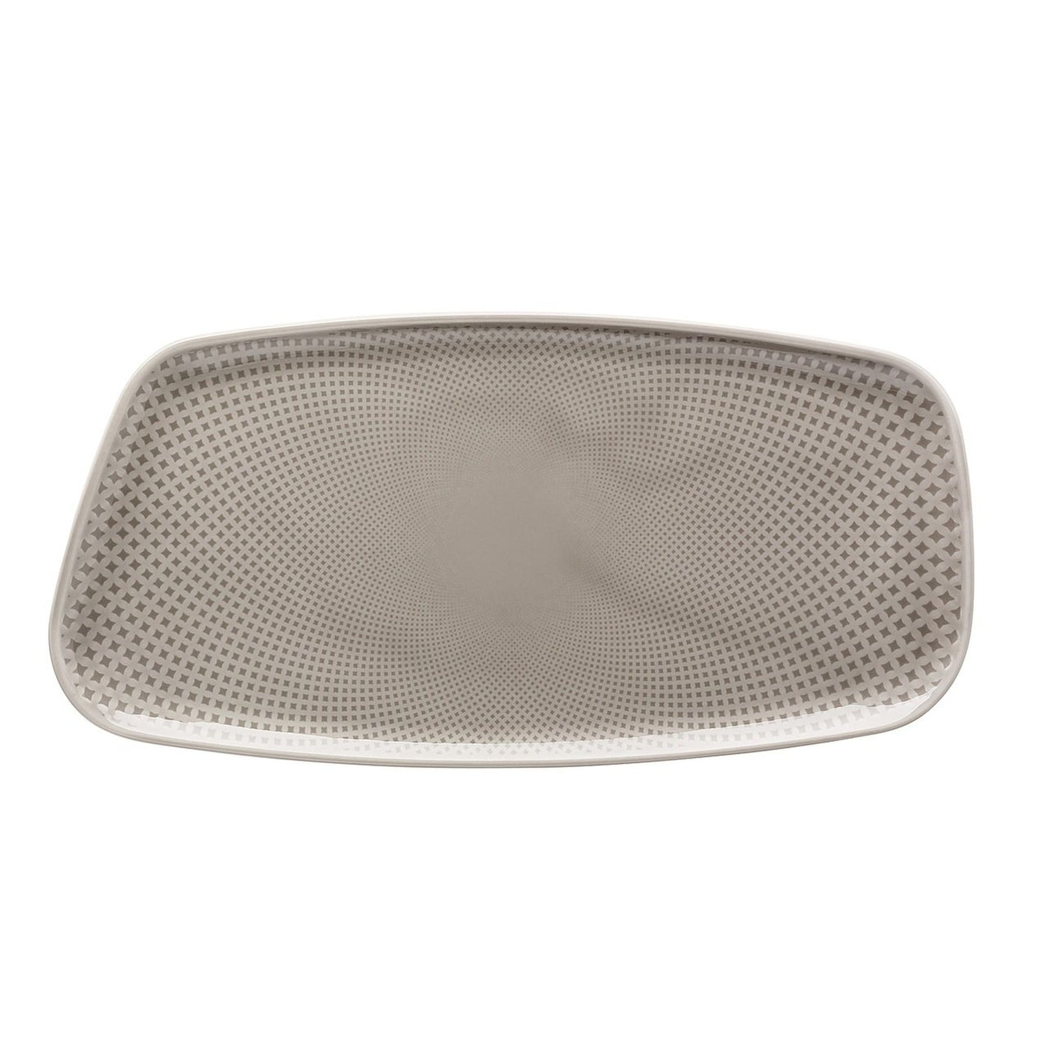 Rosenthal Junto Pearl Grey Platter Rectangular