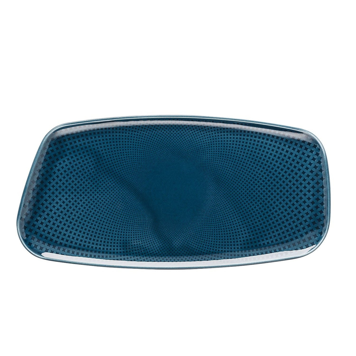 Rosenthal Junto Ocean Blue Platter Rectangular