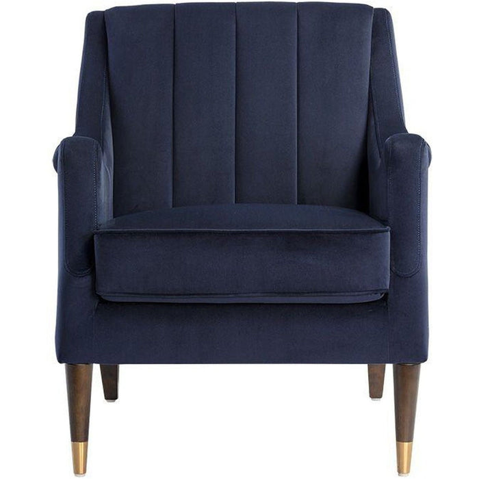 Sunpan Patrice Lounge Chair - Abbington Navy