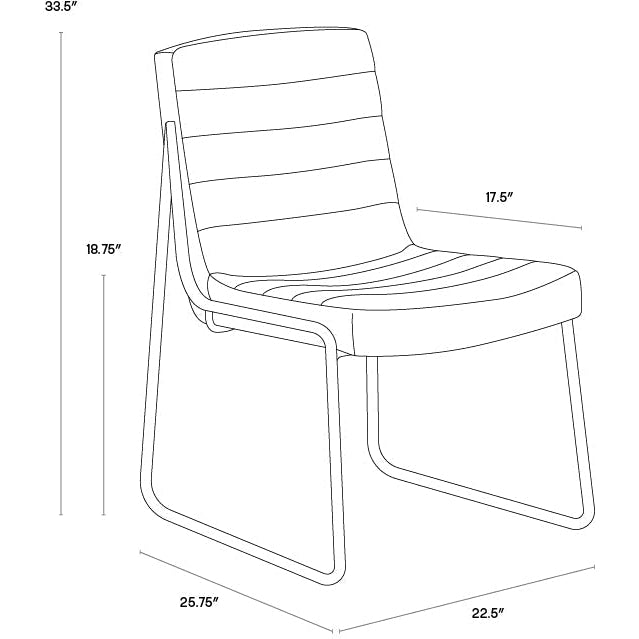Sunpan Anton Dining Chair - Set of 2