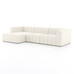 Four Hands Langham Channeled 3 PC Sectional