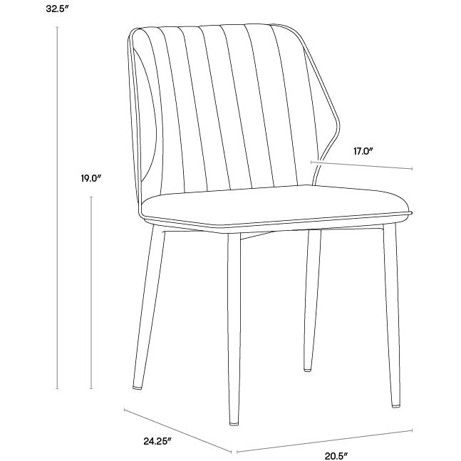 Sunpan Clinton Dining Chair - Set of 2