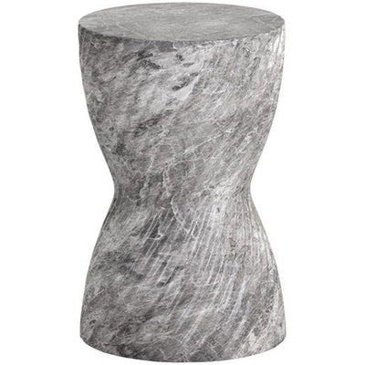 Sunpan Cara End Table Marble Look