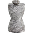 Sunpan Cara End Table Marble Look