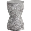 Sunpan Cara End Table Marble Look