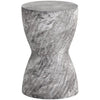 Sunpan Cara End Table Marble Look