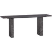 Sunpan Rebel Console Table - Grey Marble/Charcoal Grey