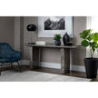 Sunpan Rebel Console Table - Grey Marble/Charcoal Grey