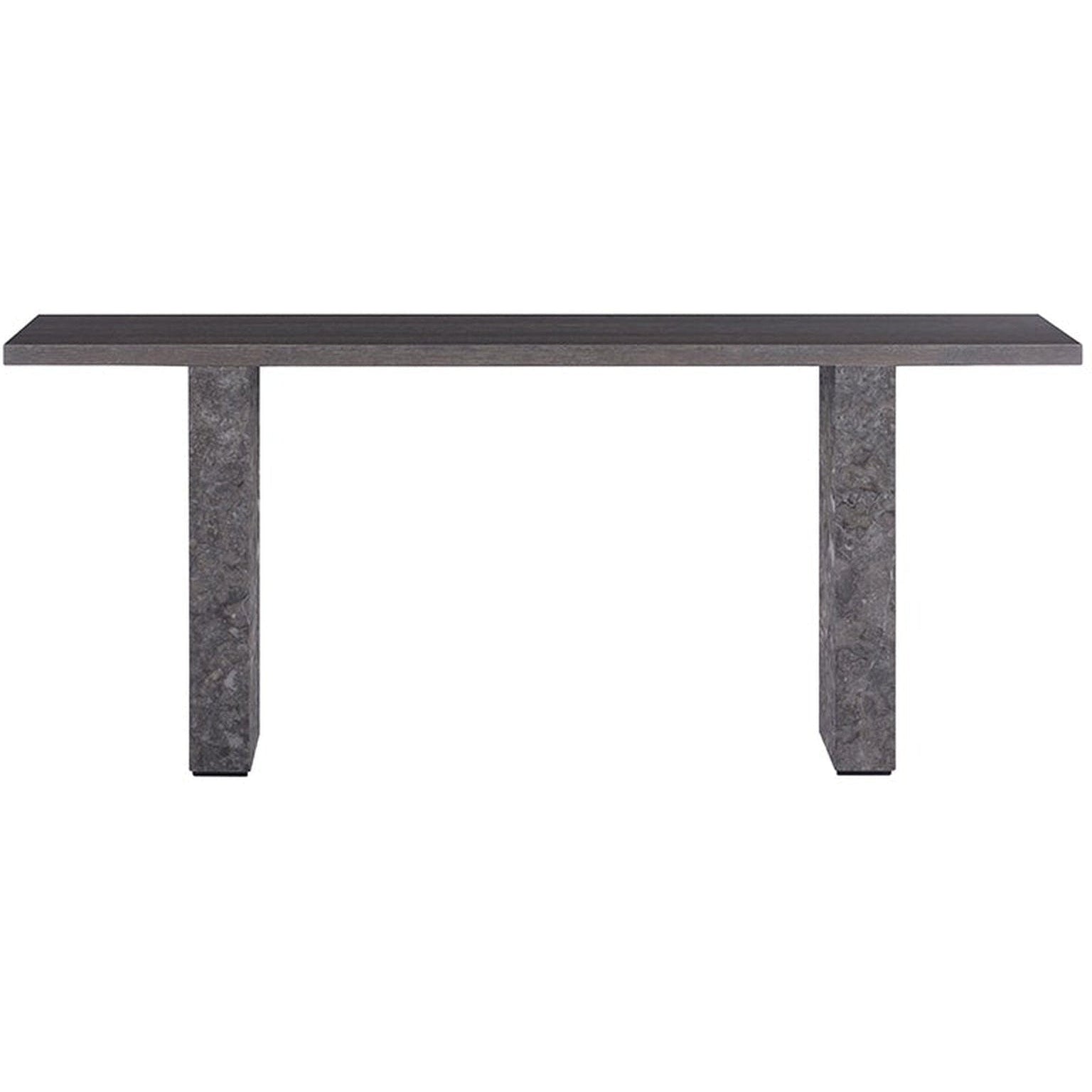 Sunpan Rebel Console Table - Grey Marble/Charcoal Grey
