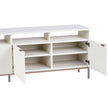 Sunpan Ambrose Modular Media Stand - Champagne Gold/Cream