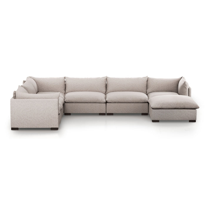 Four Hands Westwood 6 PC Sectional with Ottoman