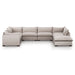 Four Hands Westwood 7 PC Sectional with Ottoman