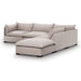 Four Hands Westwood 4 PC Sectional with Ottoman