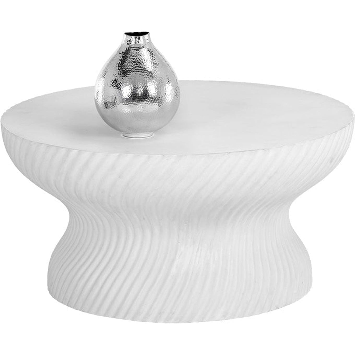 Sunpan Cara Coffee Table - White