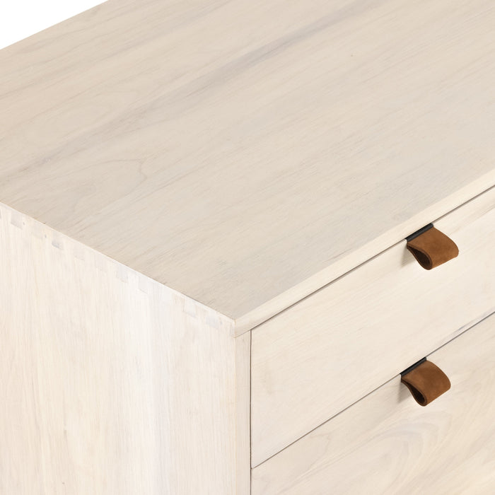 Four Hands Trey L-Shaped Desk System With Filing Credenza