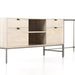 Four Hands Trey L-Shaped Desk System With Filing Credenza