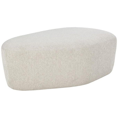 Sunpan Soraya Ottoman - Dove Cream