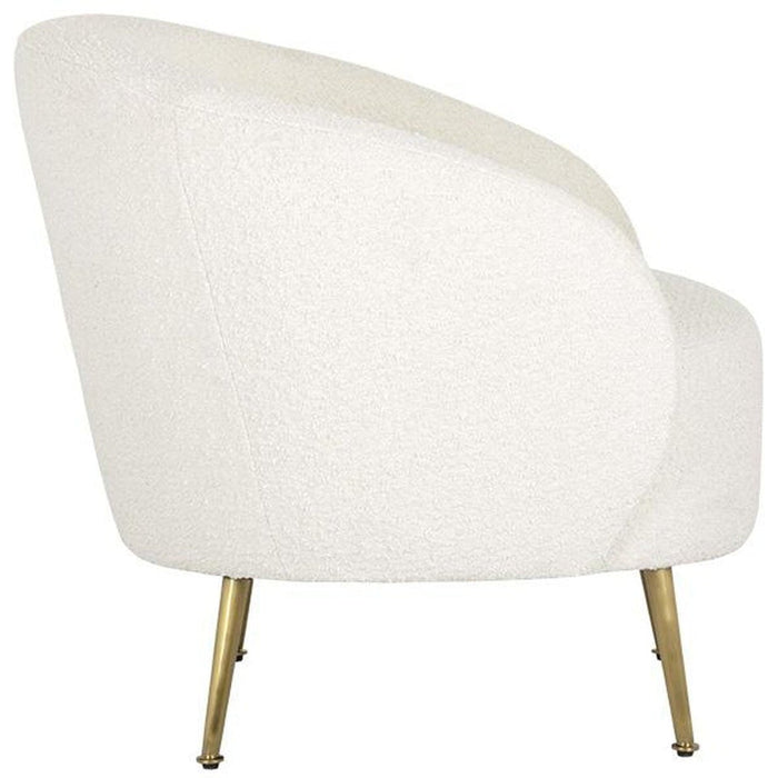 Sunpan Clea Lounge Chair - Altro White
