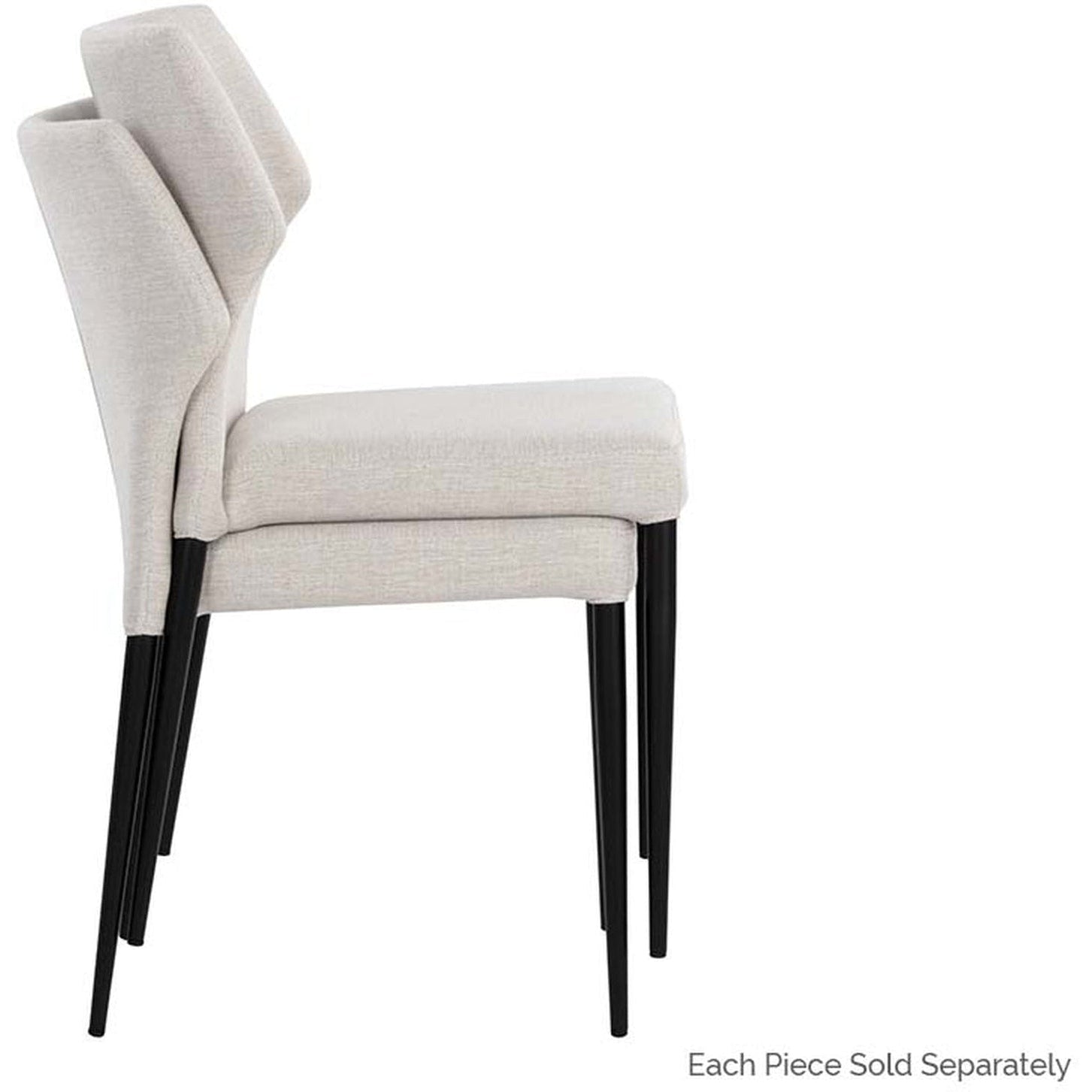 Sunpan James Stackable Dining Chair - Set of 2