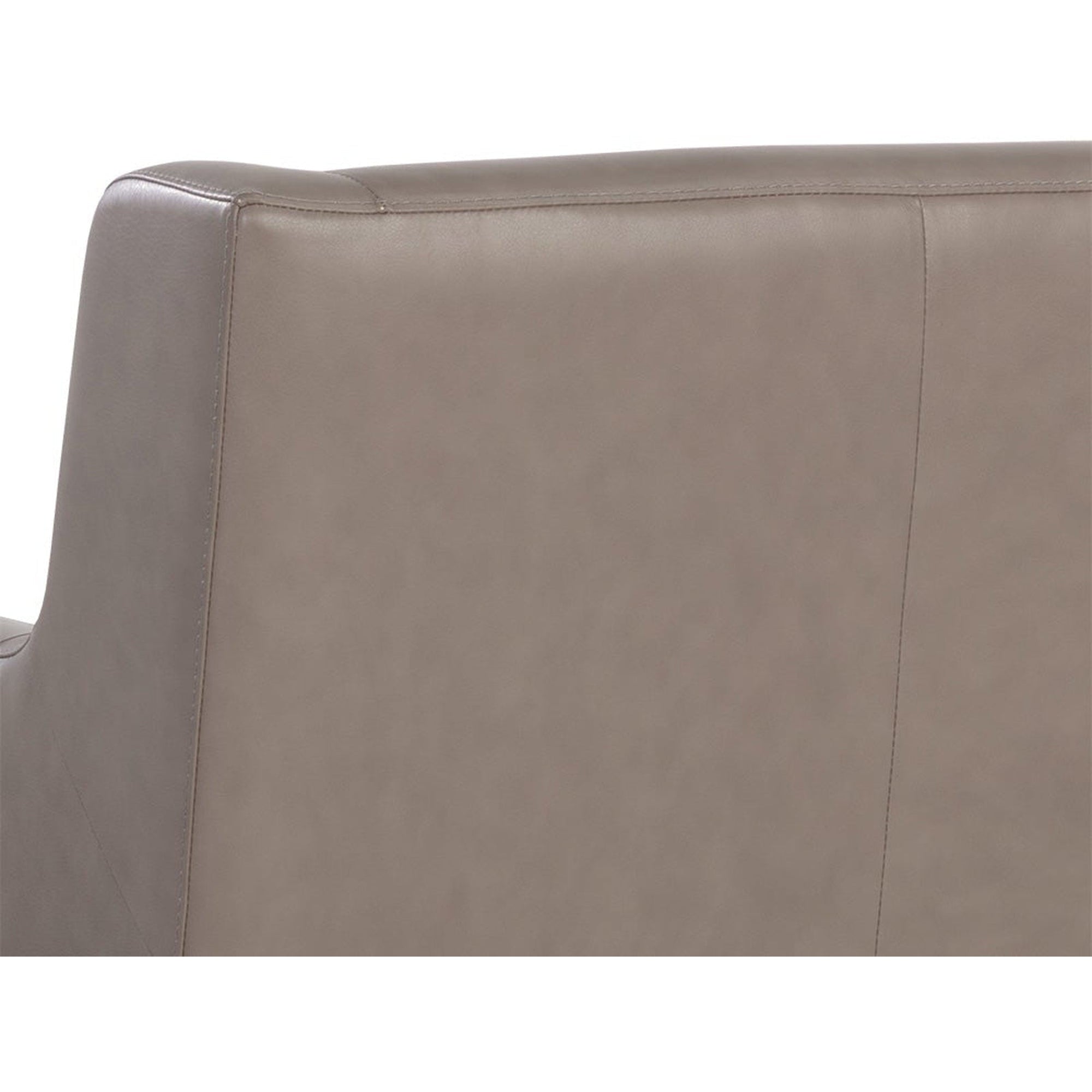 Sunpan Talula Lounge Chair - Alpine Grey Leather