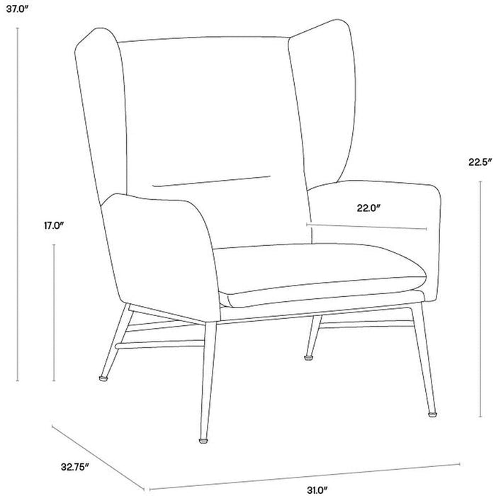 Sunpan Kasen Lounge Chair