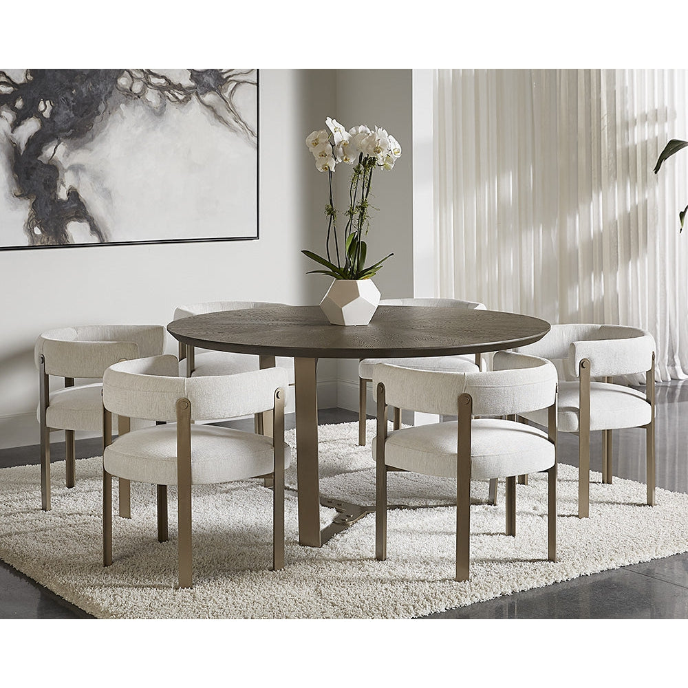 Sunpan Mae Dining Armchair - Ernst Silverstone