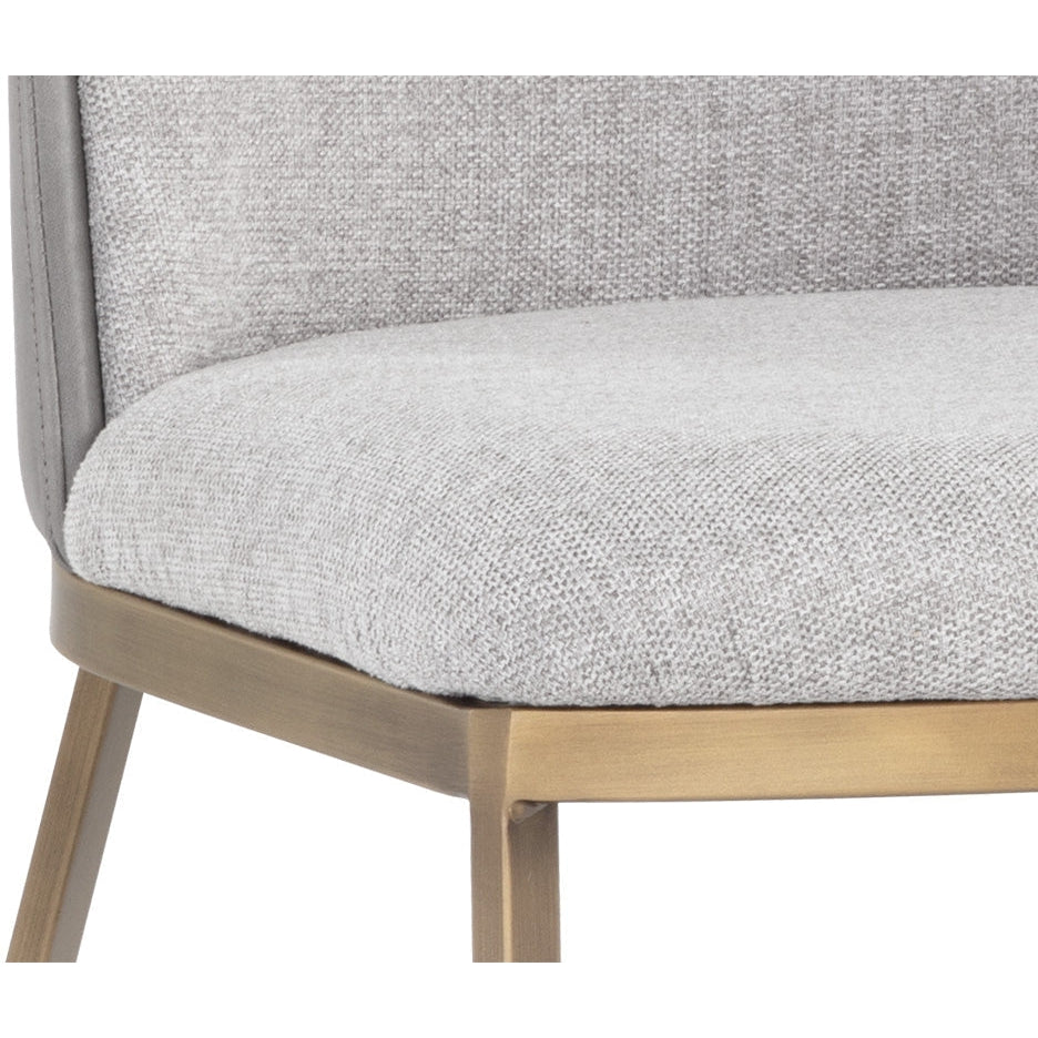 Sunpan Marie Dining Chair - Belfast Heather Grey - Set of 2