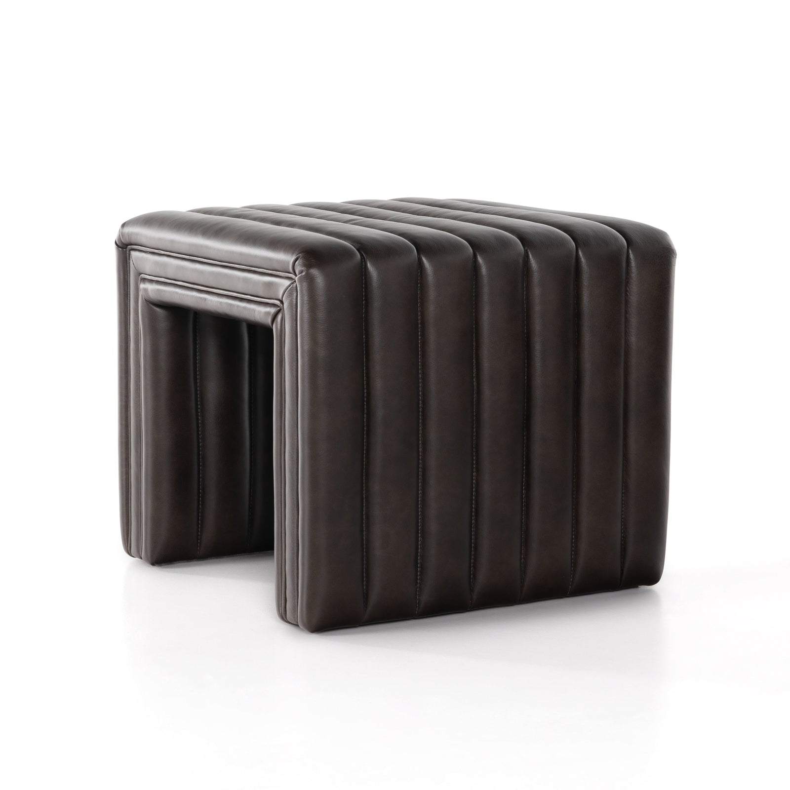Four Hands Augustine Small Ottoman