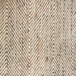 Neema Pouf-Heathered Wool-Nat, Blk