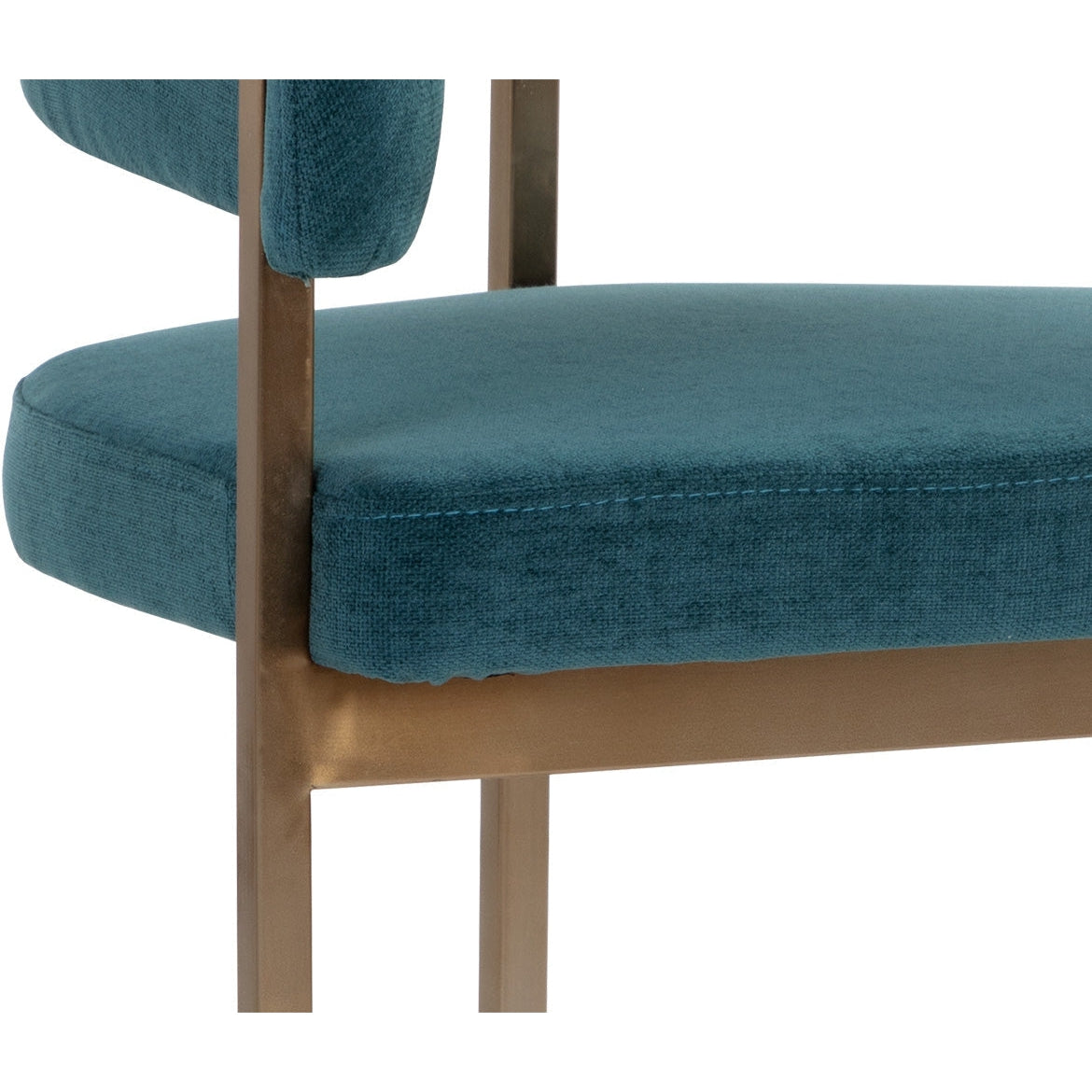 Sunpan Marris Dining Armchair - Gold