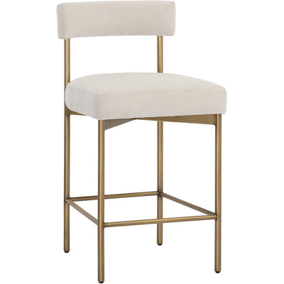 Sunpan Seneca Counter Stool - Antique Brass