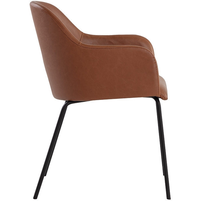 Sunpan Hensley Dining Armchair - Hazelnut