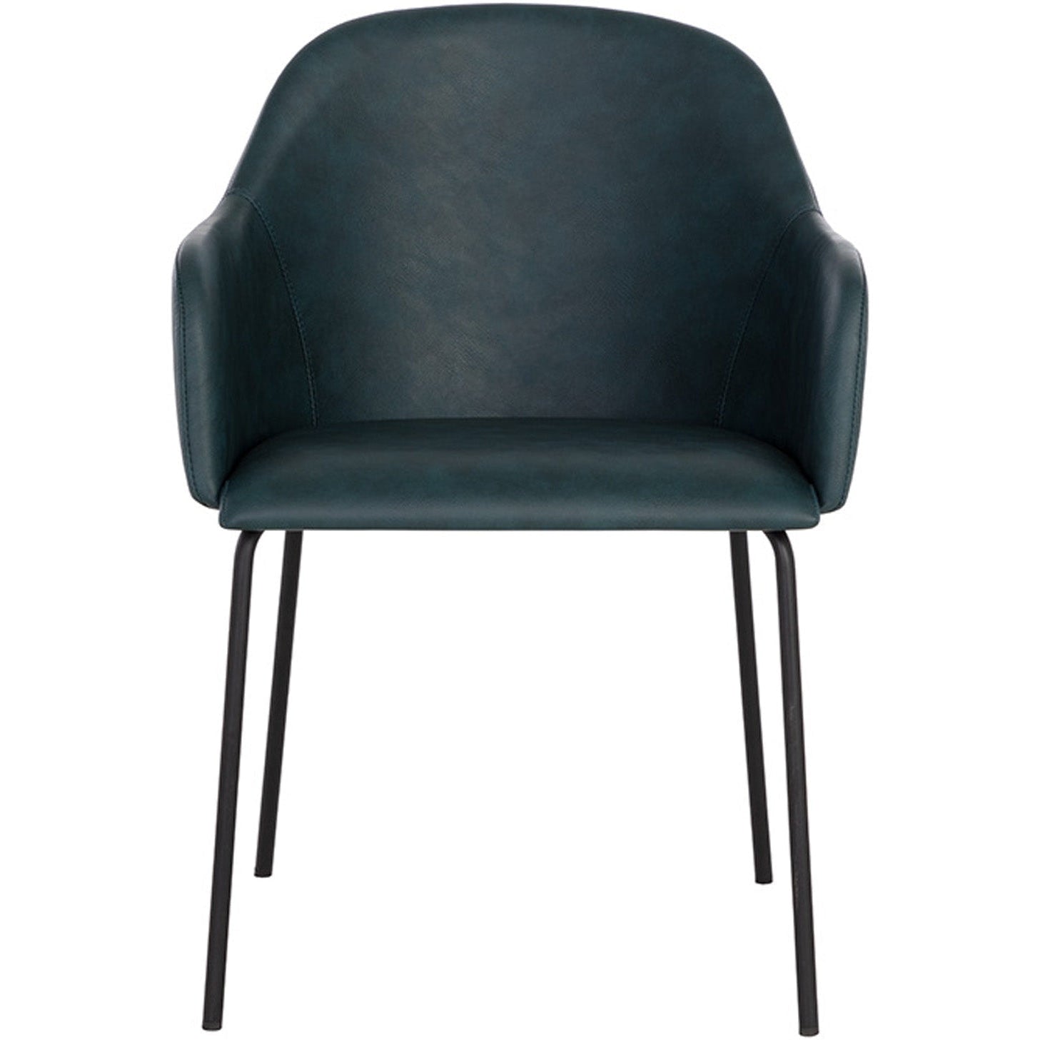 Sunpan Hensley Dining Armchair - Dark Teal