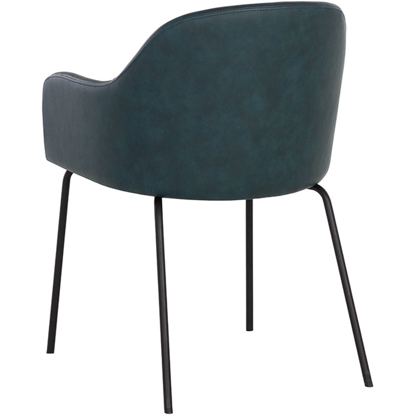 Sunpan Hensley Dining Armchair - Dark Teal