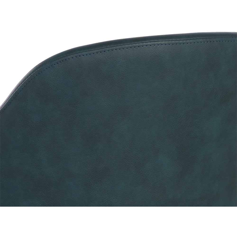 Sunpan Hensley Dining Armchair - Dark Teal