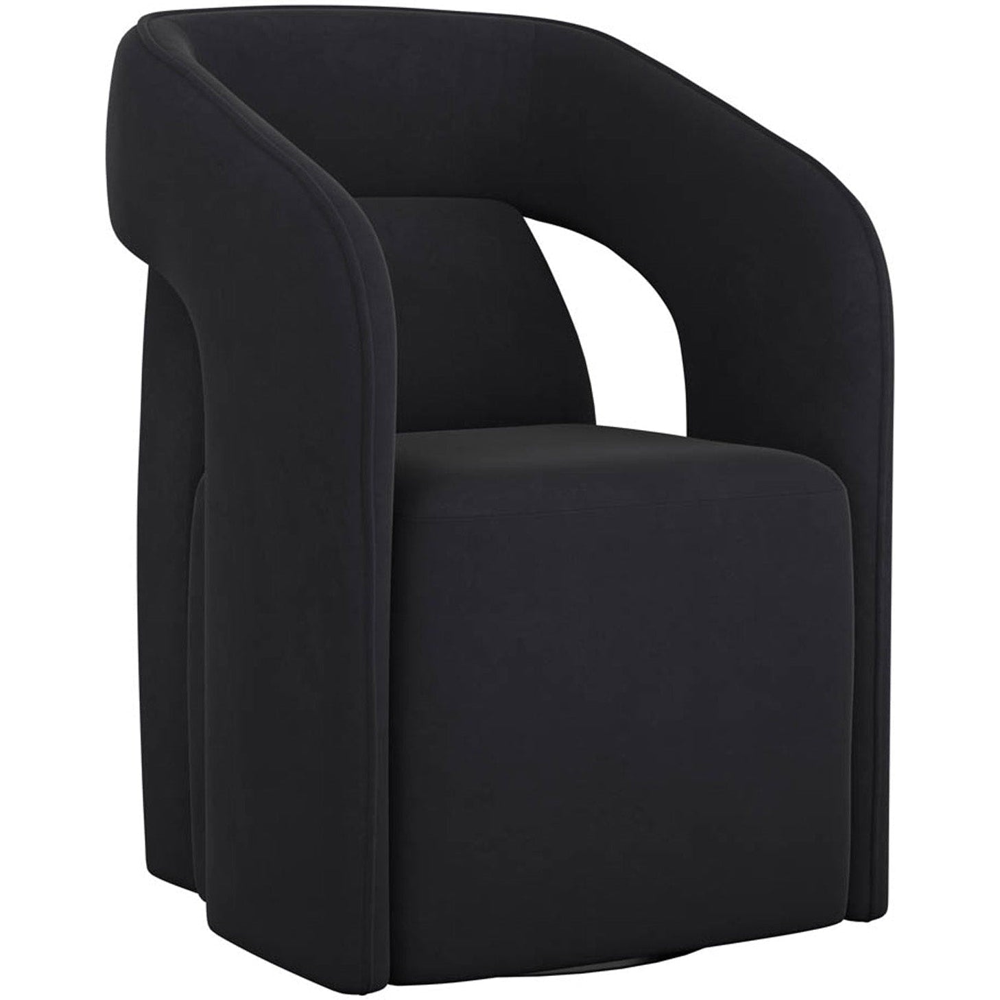 Sunpan Kendrick Wheeled Dining Armchair