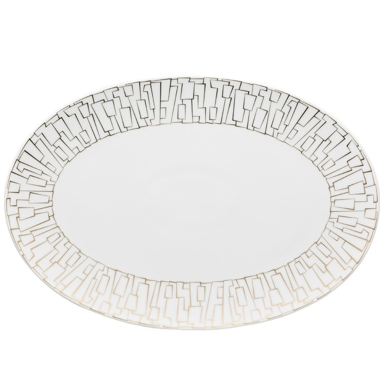 Rosenthal TAC 02 Skin Gold Platter - 13 1/2 Inch