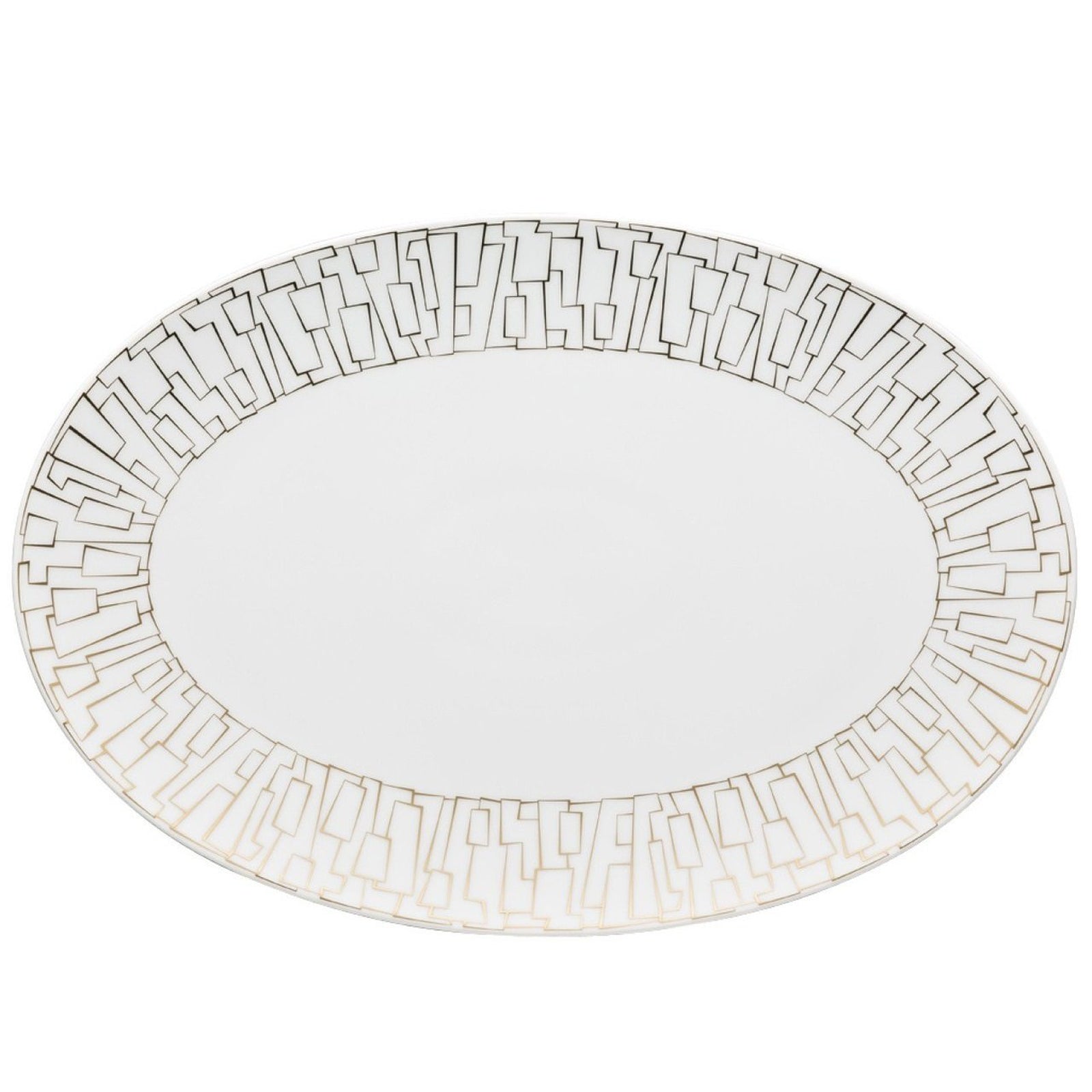 Rosenthal TAC 02 Skin Gold Platter - 13 1/2 Inch